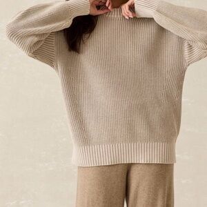 Faherty Sunwashed Cotton Fisherman  Sweater